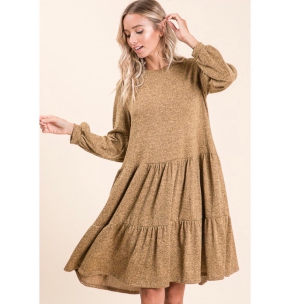 REB in J Round Neck Tiered Look Relaxed Fit Dress - Picture 11 of 11